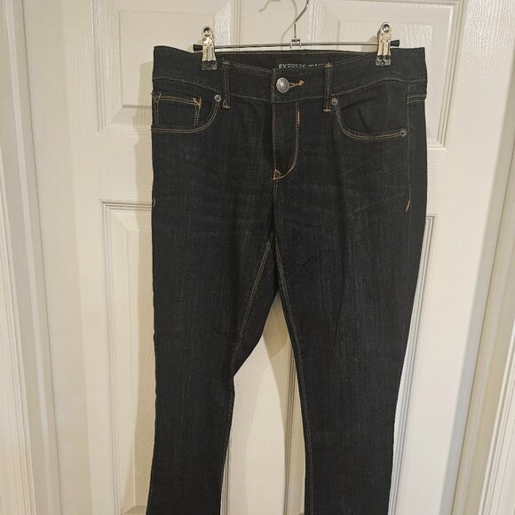 EXPRESS WOMEN'S JEANS SIZE 8L LEGGINGS LOW RISE - Picture 1 of 3